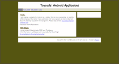 Desktop Screenshot of android.toycode.com